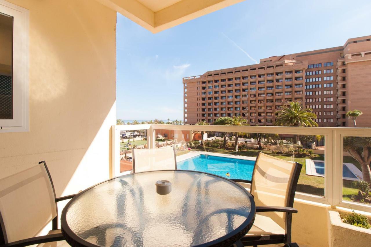 Hotel Apartamento Pyr Fuengirola Private Sunny Pool Side Buitenkant foto